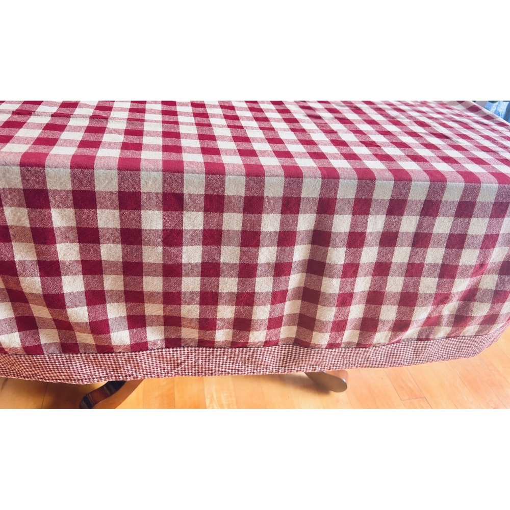 Vintage Park Designs Tablecloth 100% Cotton 56w X 78L  Farmhouse Cottagecore